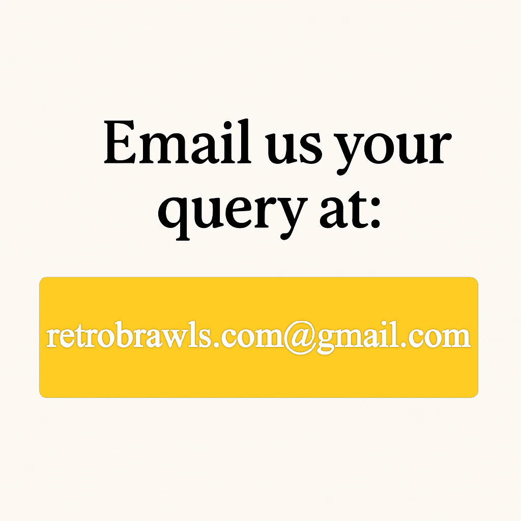 Our response is Fast. Contact us vua email ✉️